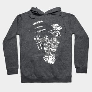 Exploded Shovel Hoodie